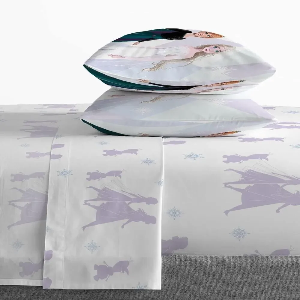 Jay Franco Frozen 2 Spirit 5 Piece Full Size Bed Set disney Comforter Sheet Set